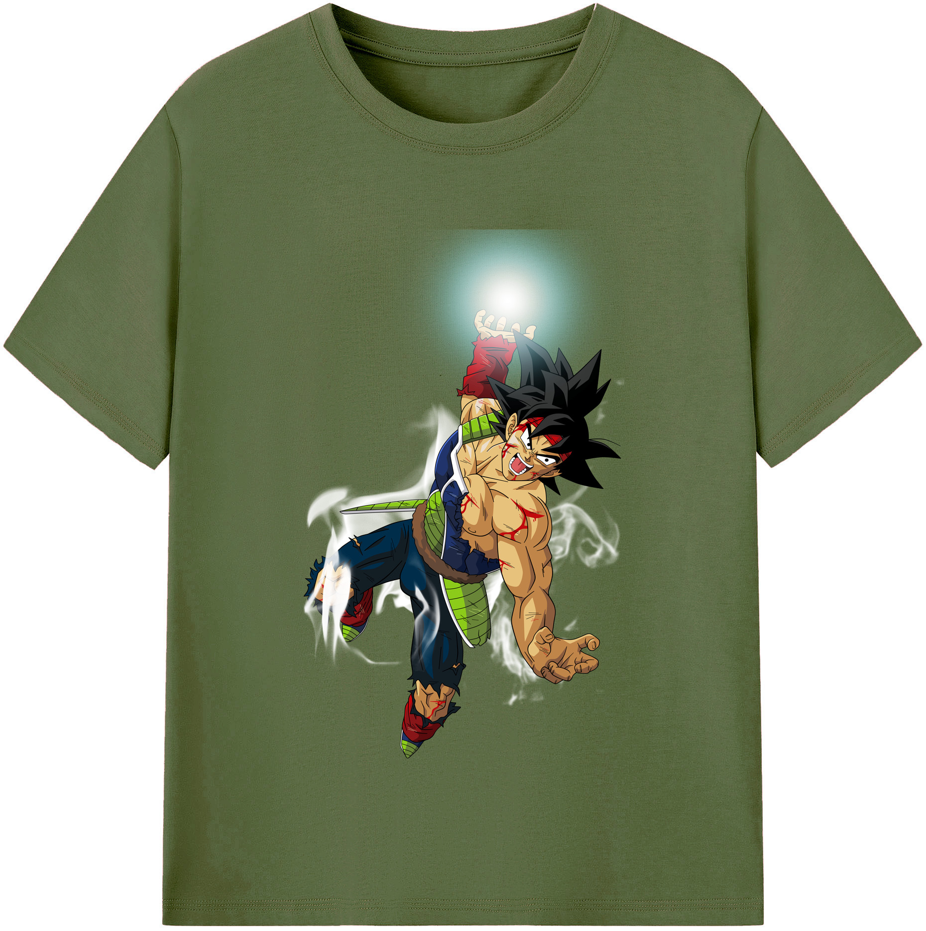 （画像用） ドラゴンボール バーダック DRAGON BALL Burdock 綿100％半袖Tシャツ（フロントプリント）